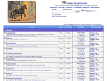 Tablet Screenshot of forum-acheval.net